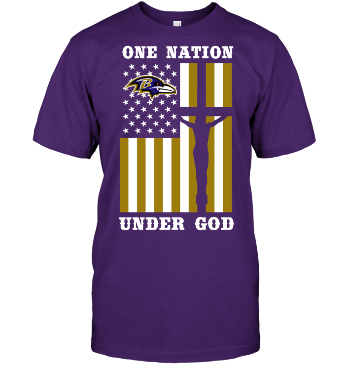 Baltimore Ravens "one Nation Under God" T-Shirt